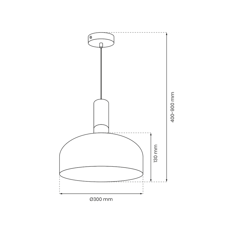Milagro Malmo pendant lamp E27