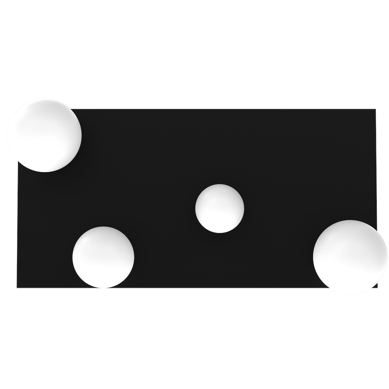 Milagro Bibione 4L ceiling lamp G9 H 15cm