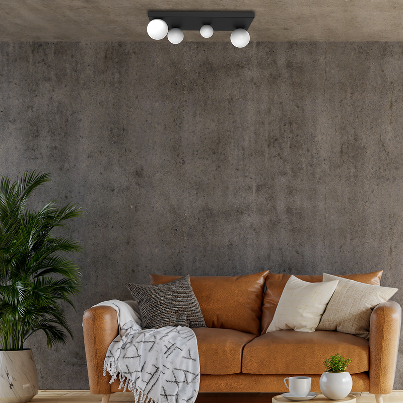 Milagro Bibione 4L ceiling lamp G9 H 15cm