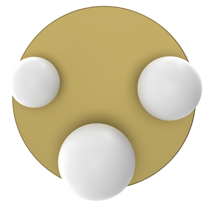 Milagro Bibione 3L ceiling lamp G9 H 15cm