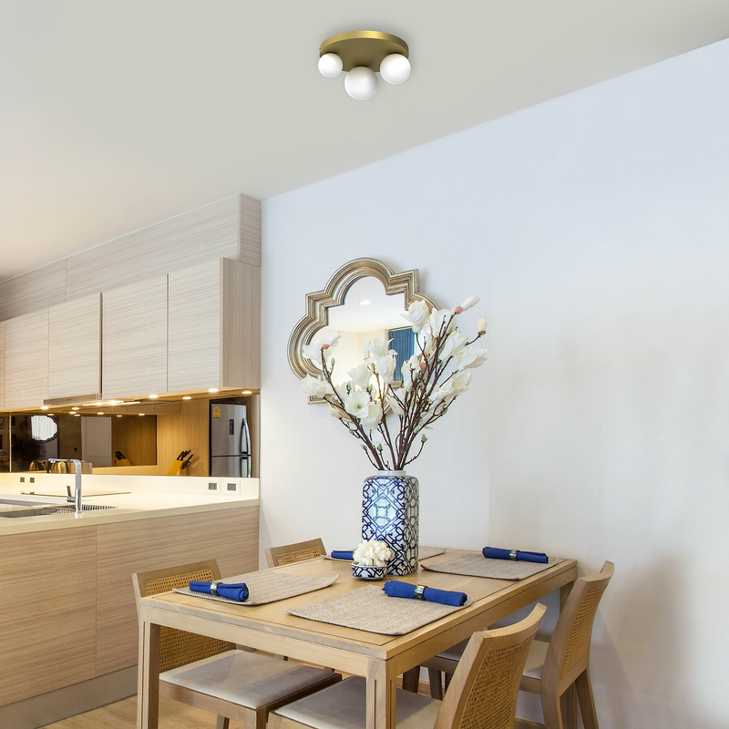 Milagro Bibione 3L ceiling lamp G9 H 15cm