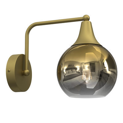 Milagro Palla 1L wall sconce lamp E27 H 21cm