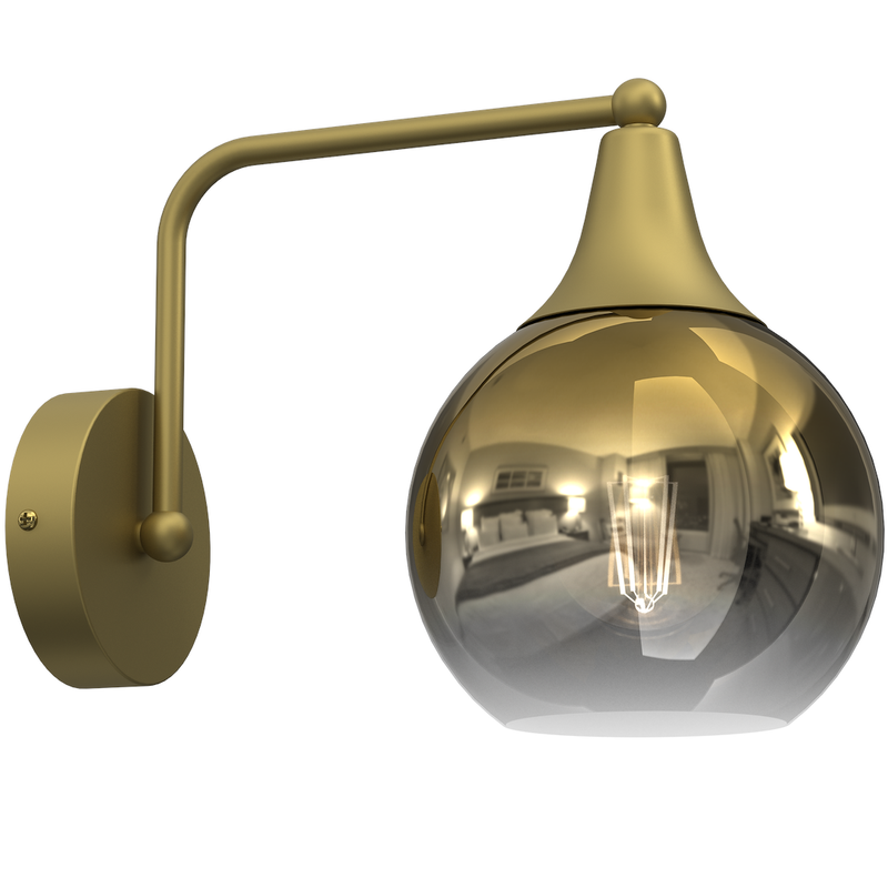Milagro Palla 1L wall sconce lamp E27 H 21cm