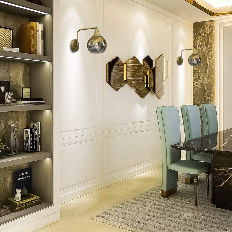 Milagro Palla 1L wall sconce lamp E27 H 21cm