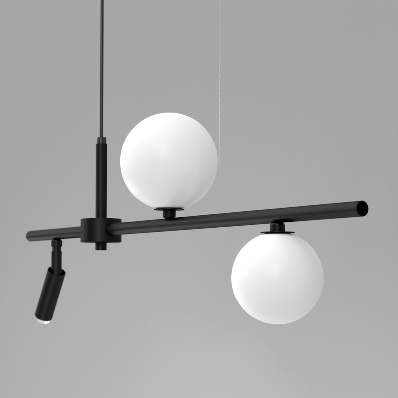 Milagro Sirio 3L linear suspension pendant lamp G9