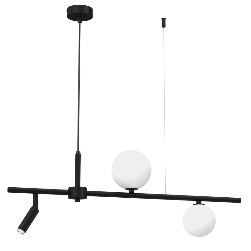 Milagro Sirio 3L linear suspension pendant lamp G9