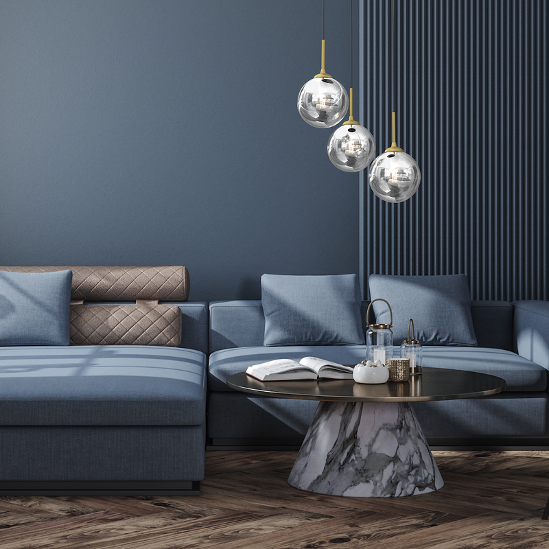 Milagro Reflex 3L pendant lamp E14