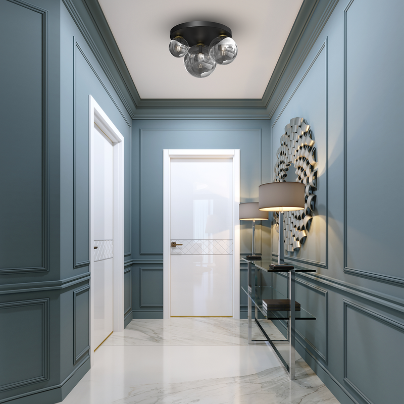 Milagro Reflex 3L ceiling lamp E14 / E27 H 28cm