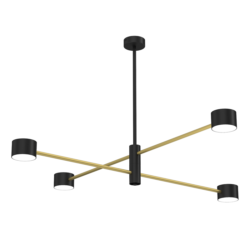Milagro Dori Cross 4L ceiling lamp G53 H 58cm