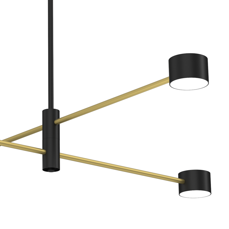 Milagro Dori Cross 4L ceiling lamp G53 H 58cm