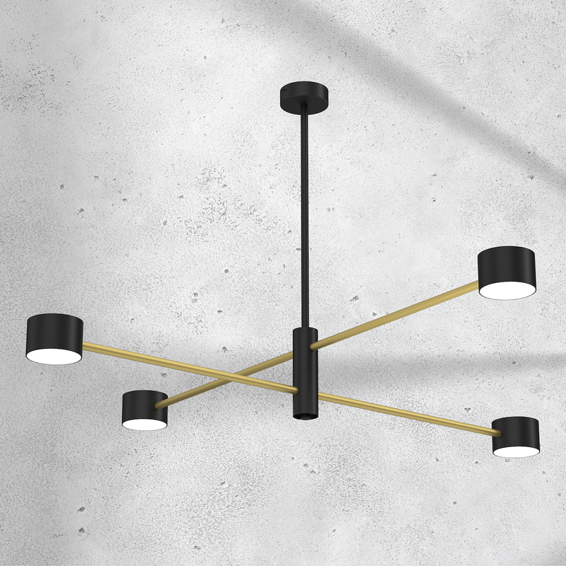 Milagro Dori Cross 4L ceiling lamp G53 H 58cm