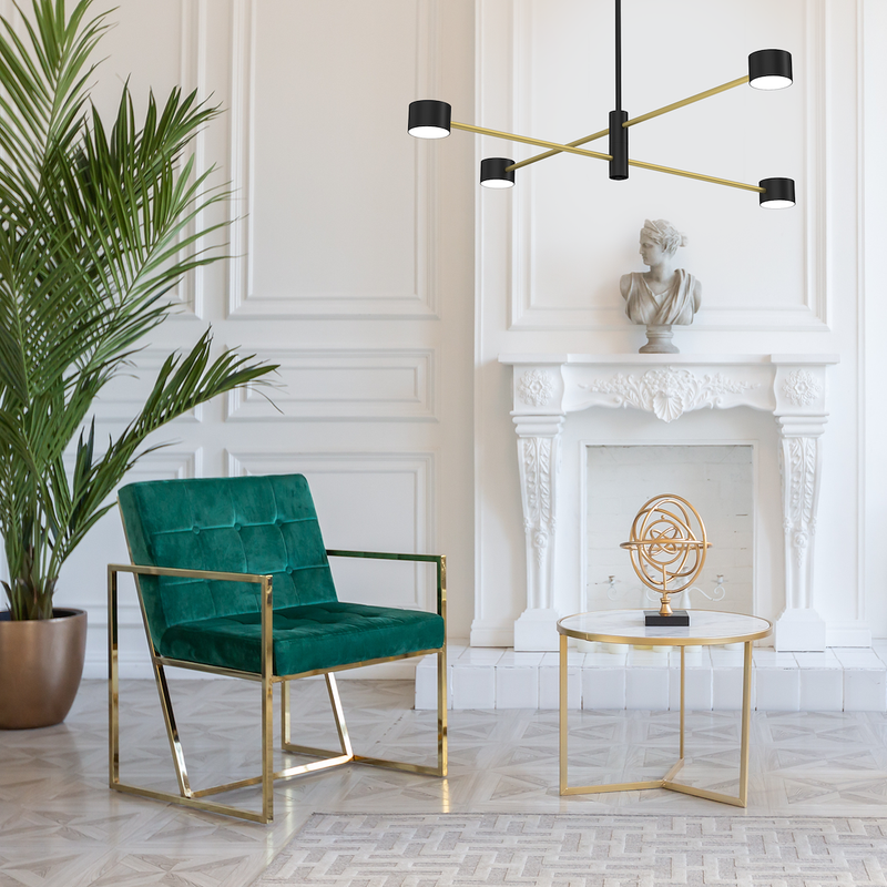 Milagro Dori Cross 4L ceiling lamp G53 H 58cm