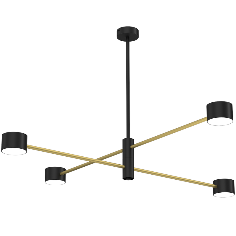 Milagro Dori Cross 4L ceiling lamp G53 H 58cm
