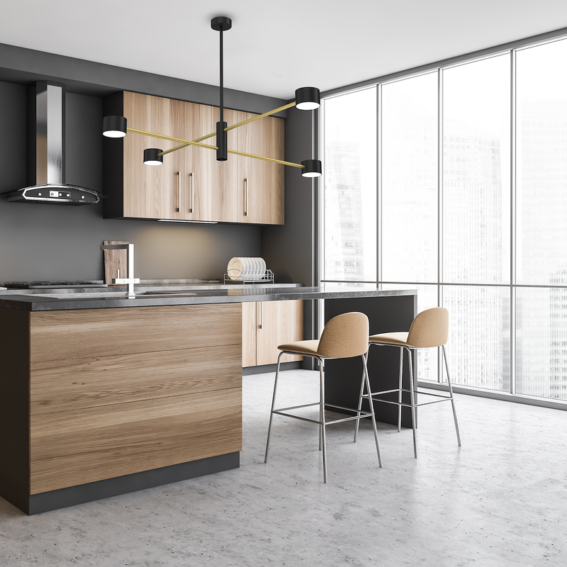 Milagro Dori Cross 4L ceiling lamp G53 H 58cm