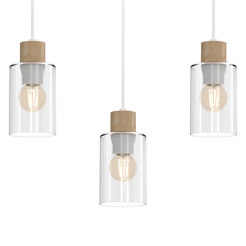 Milagro Madeira 3L pendant lamp E27