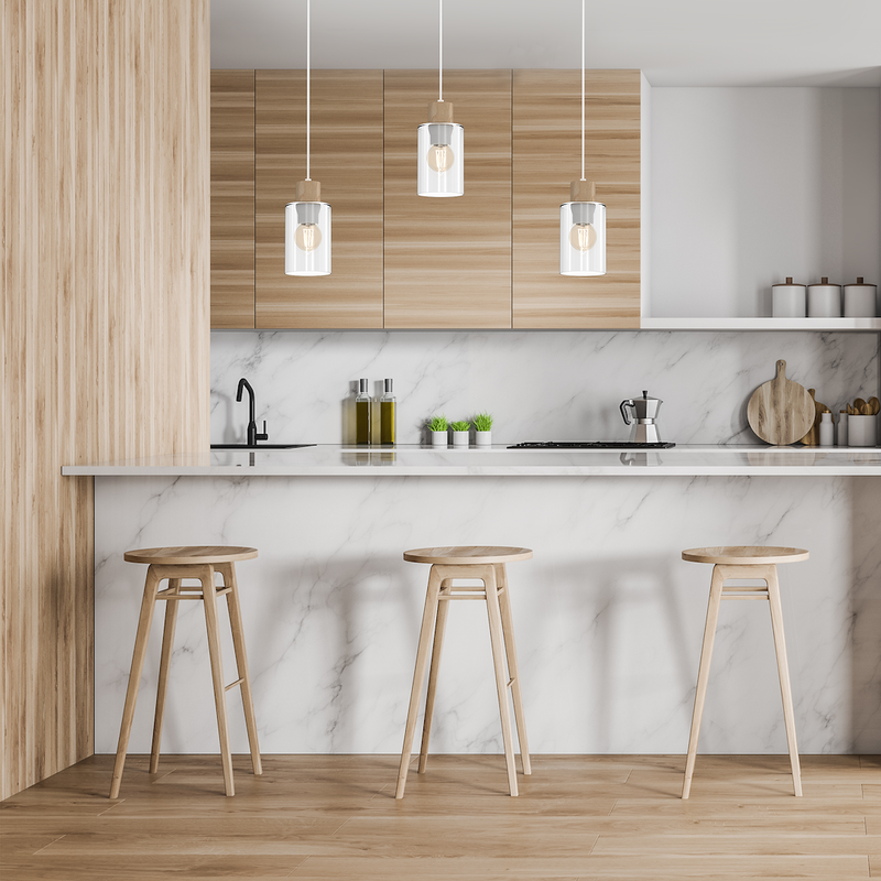 Milagro Madeira 3L pendant lamp E27