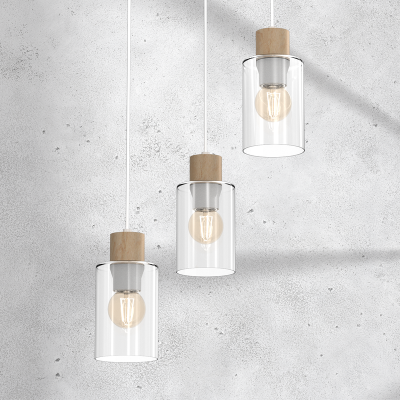 Milagro Madeira 3L pendant lamp E27
