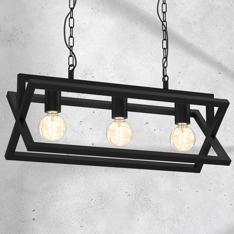 Milagro Arnold 3L pendant lamp E27 H 72cm