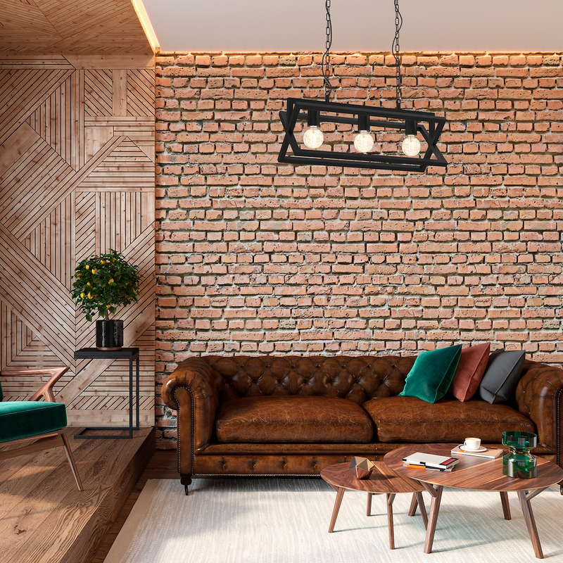 Milagro Arnold 3L pendant lamp E27 H 72cm