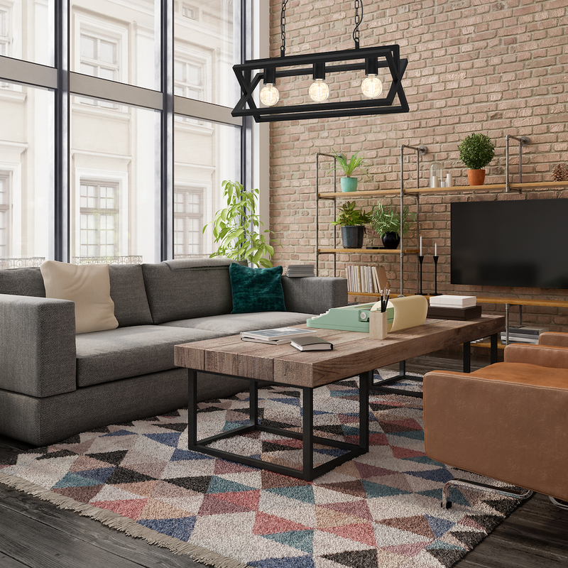 Milagro Arnold 3L pendant lamp E27 H 72cm