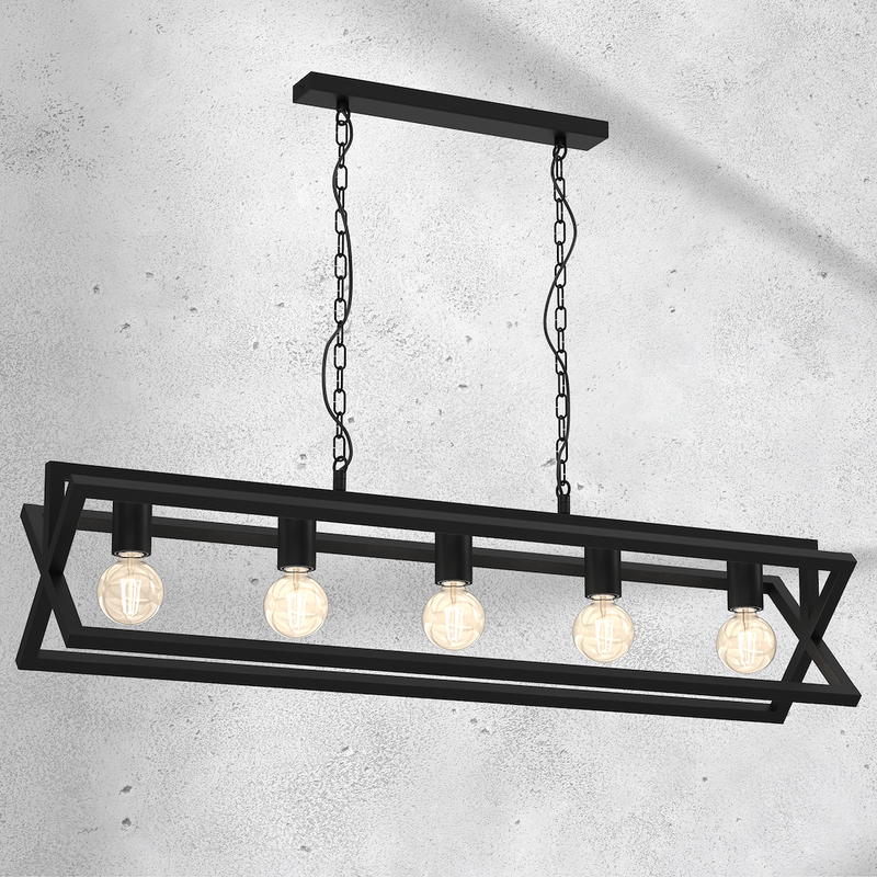 Milagro Arnold 5L pendant lamp E27 H 72cm