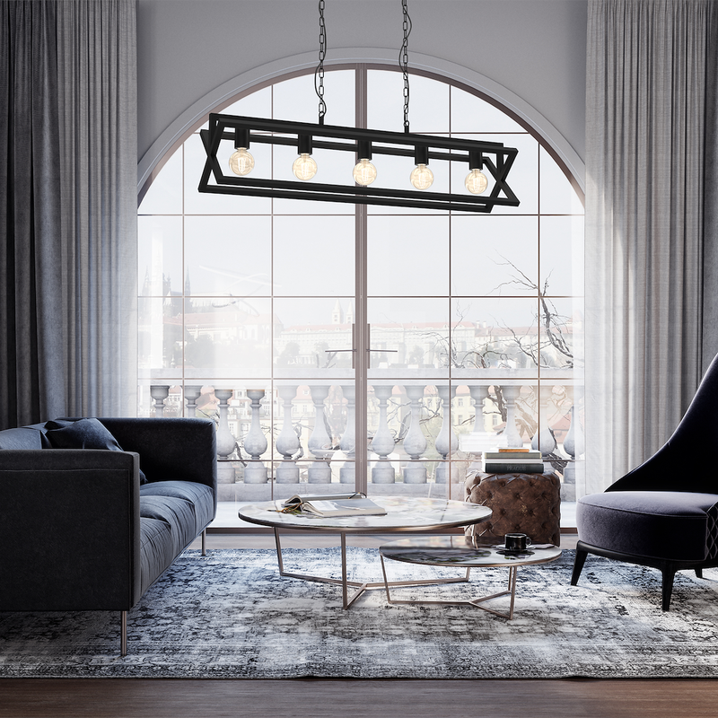 Milagro Arnold 5L pendant lamp E27 H 72cm