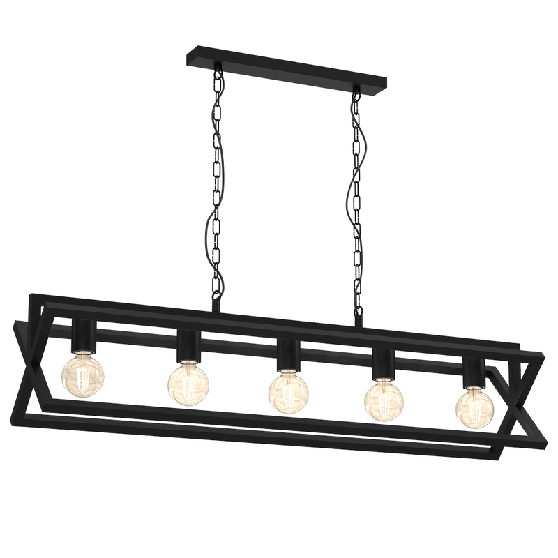 Milagro Arnold 5L pendant lamp E27 H 72cm