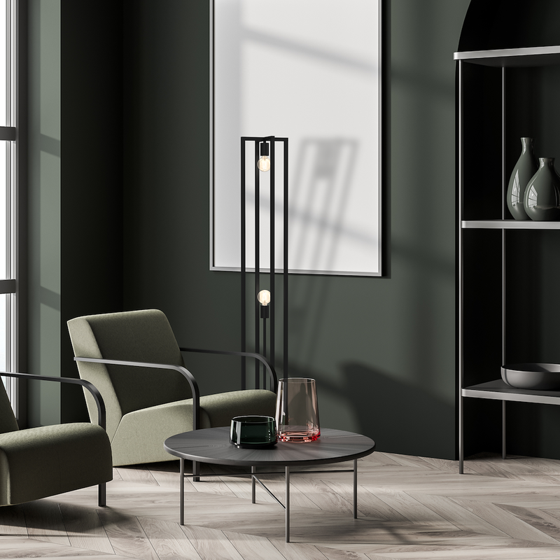 Milagro Arnold 2L floor lamp E27 H 160cm