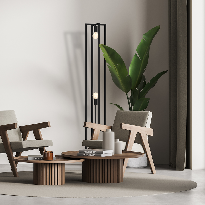 Milagro Arnold 2L floor lamp E27 H 160cm