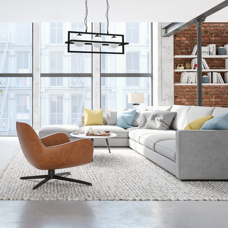 Milagro Diego 3L pendant lamp E14