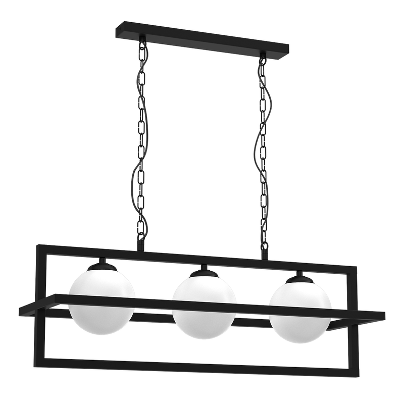 Milagro Diego 3L pendant lamp E14