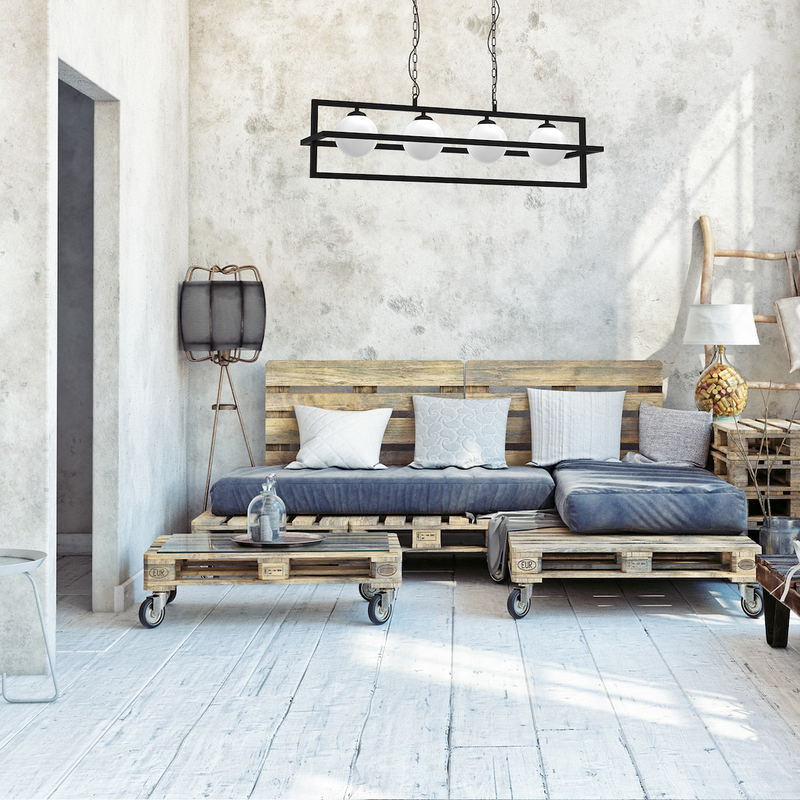 Milagro Diego 4L pendant lamp E14