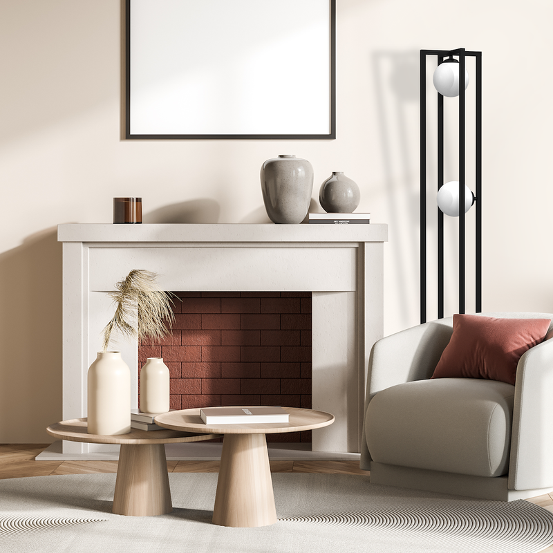 Milagro Diego 2L floor lamp E14 H 160cm