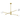 Milagro Dori Cross 4L ceiling lamp G9 H 58cm