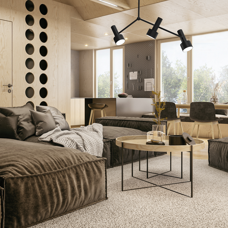 Milagro Linterna 3L ceiling lamp GX53 H 60cm