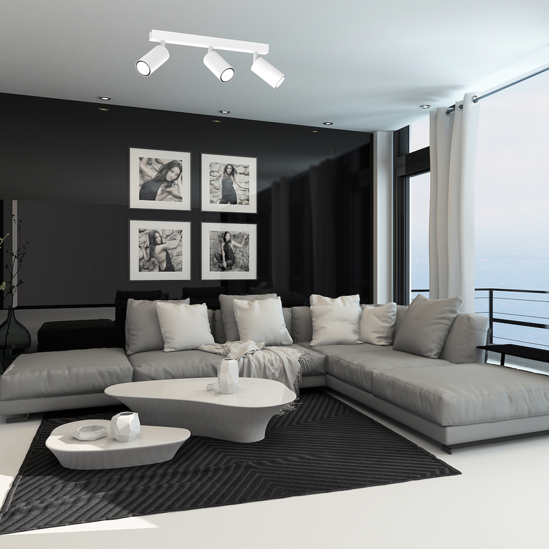 Milagro Hudson 3L ceiling lamp GU10 H 15.5cm