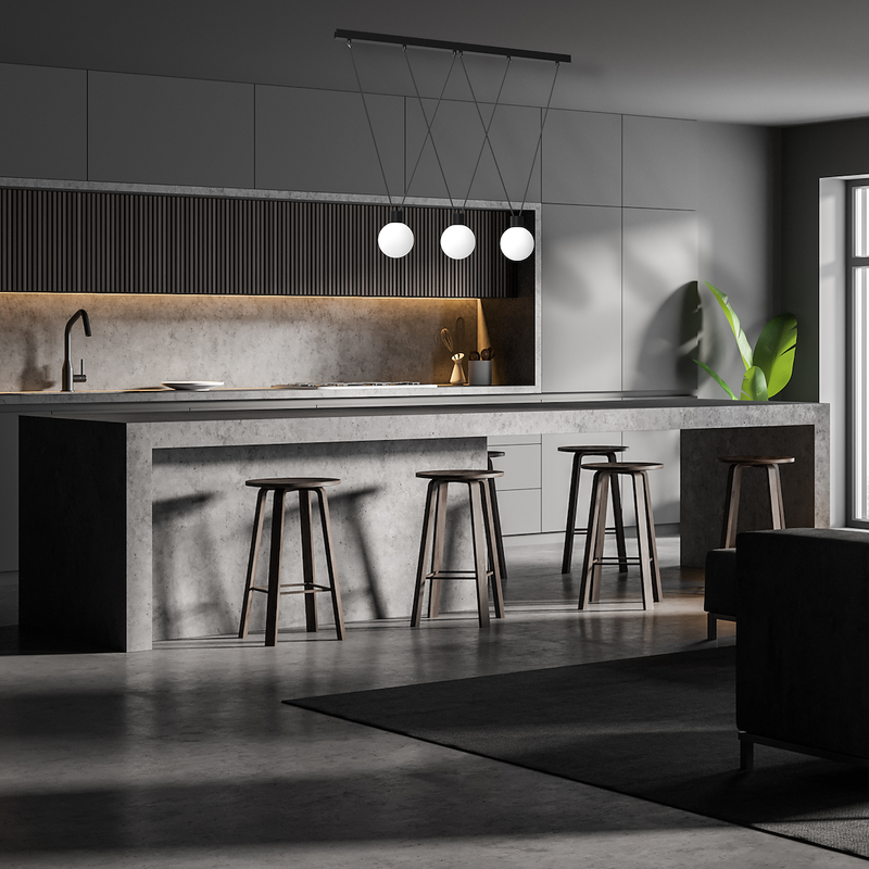 Milagro Capri 3L pendant lamp G9