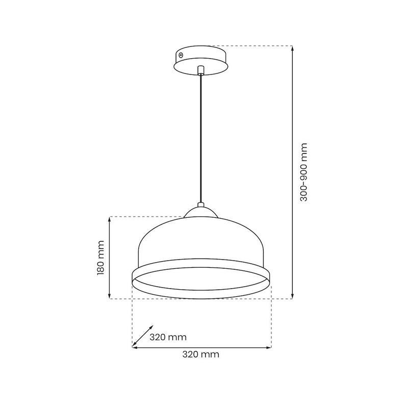 Milagro Studio pendant lamp E27