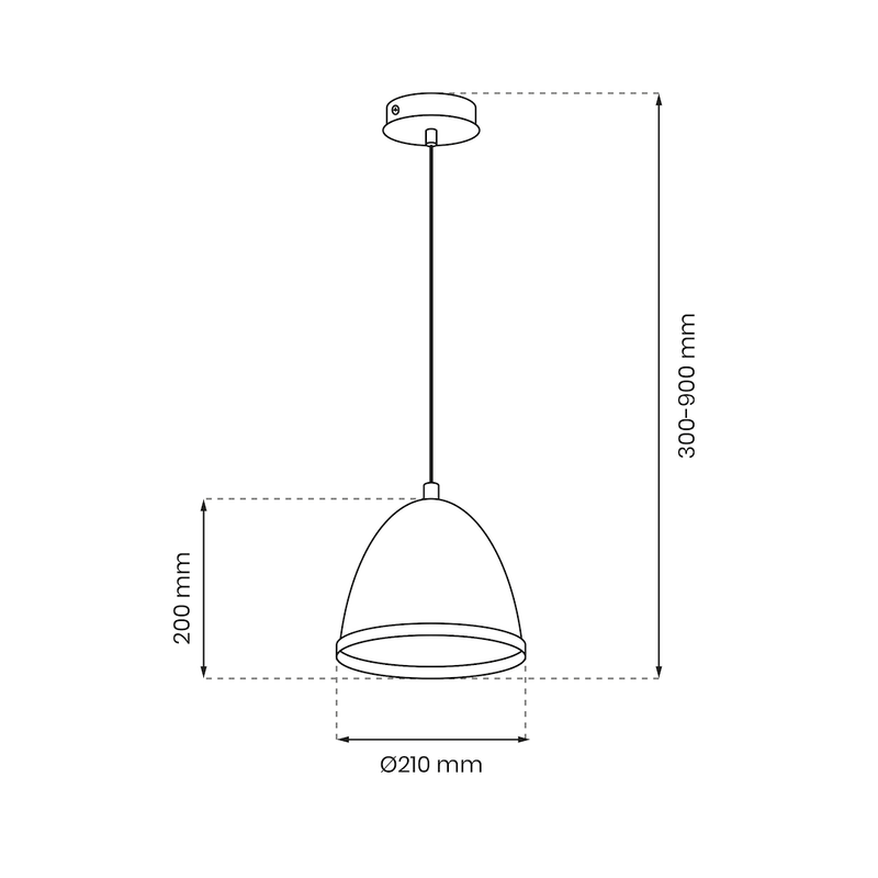 Milagro Studio pendant lamp E27