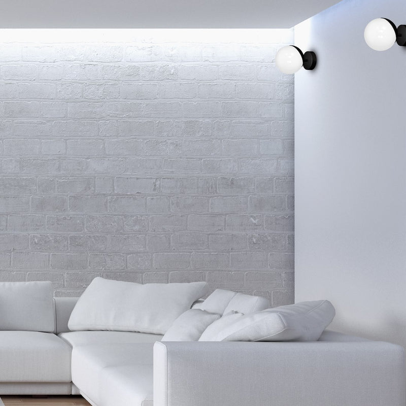 Milagro Sphere wall sconce lamp E14 H 15cm