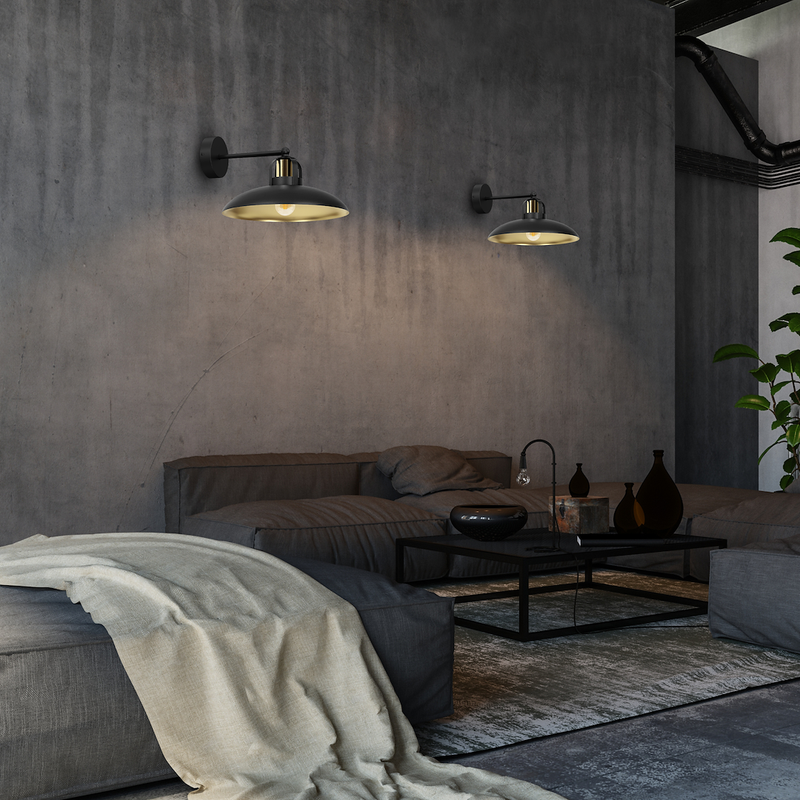 Milagro Felix 1L wall sconce lamp E27 H 16cm