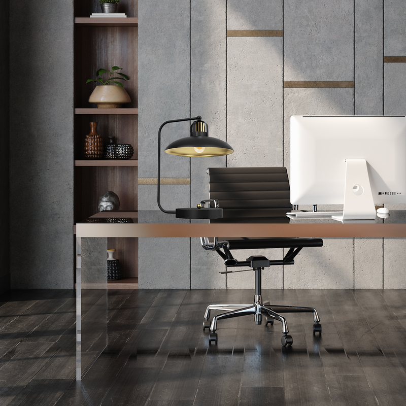 Milagro Felix 1L reading table lamp E27 H 45cm