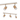 Milagro Baron ceiling lamp GU10 H 18cm
