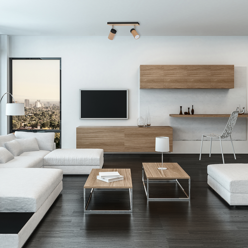 Milagro Baron ceiling lamp GU10 H 18cm