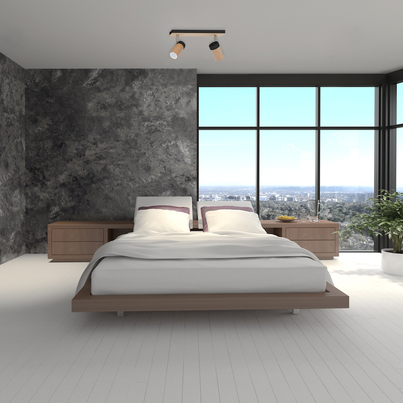 Milagro Baron ceiling lamp GU10 H 18cm