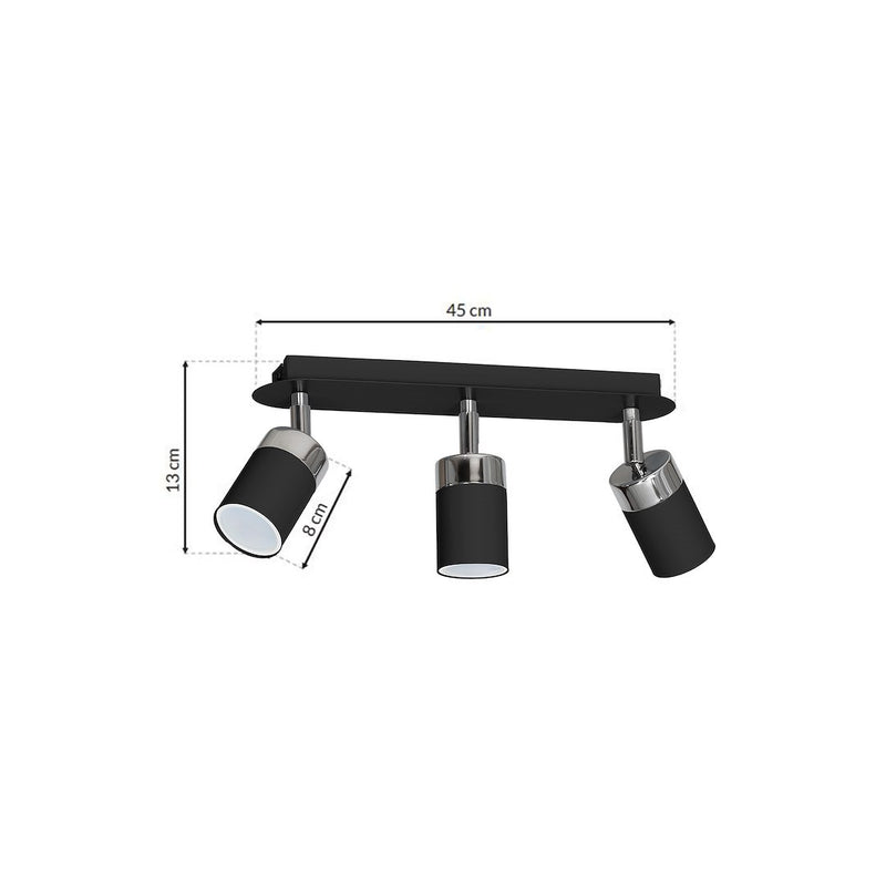 Milagro Joker ceiling lamp GU10 H 17cm