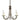 Chandelier Elstead Lighting (MN3-BLK-GOLD) Minster steel E14 3L