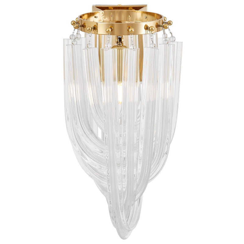 Lumina Deco Boscone 1L wall sconce lamp E14, H 38cm