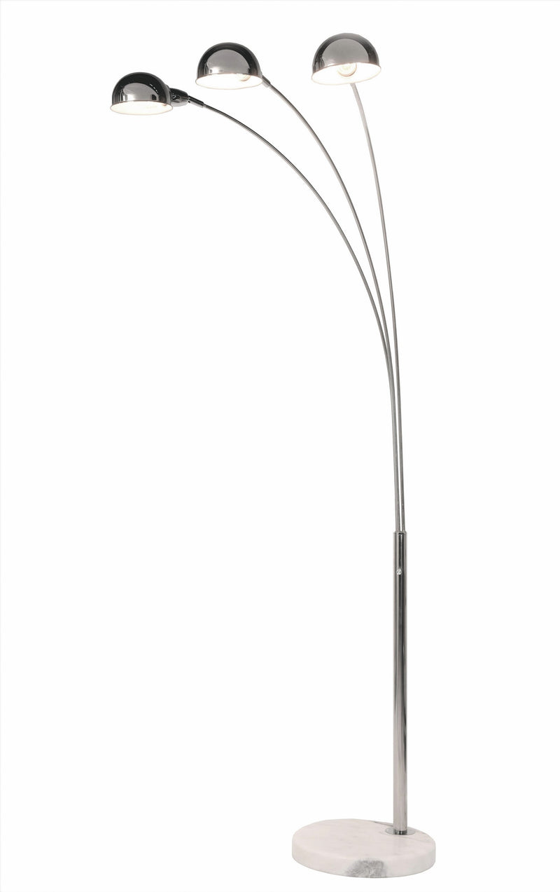 Lumina Deco Wallscot 3L floor lamp E27, H 190cm