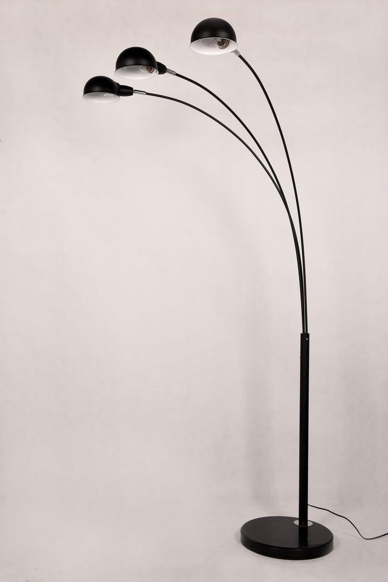 Lumina Deco Wallscot 3L floor lamp E27, H 190cm